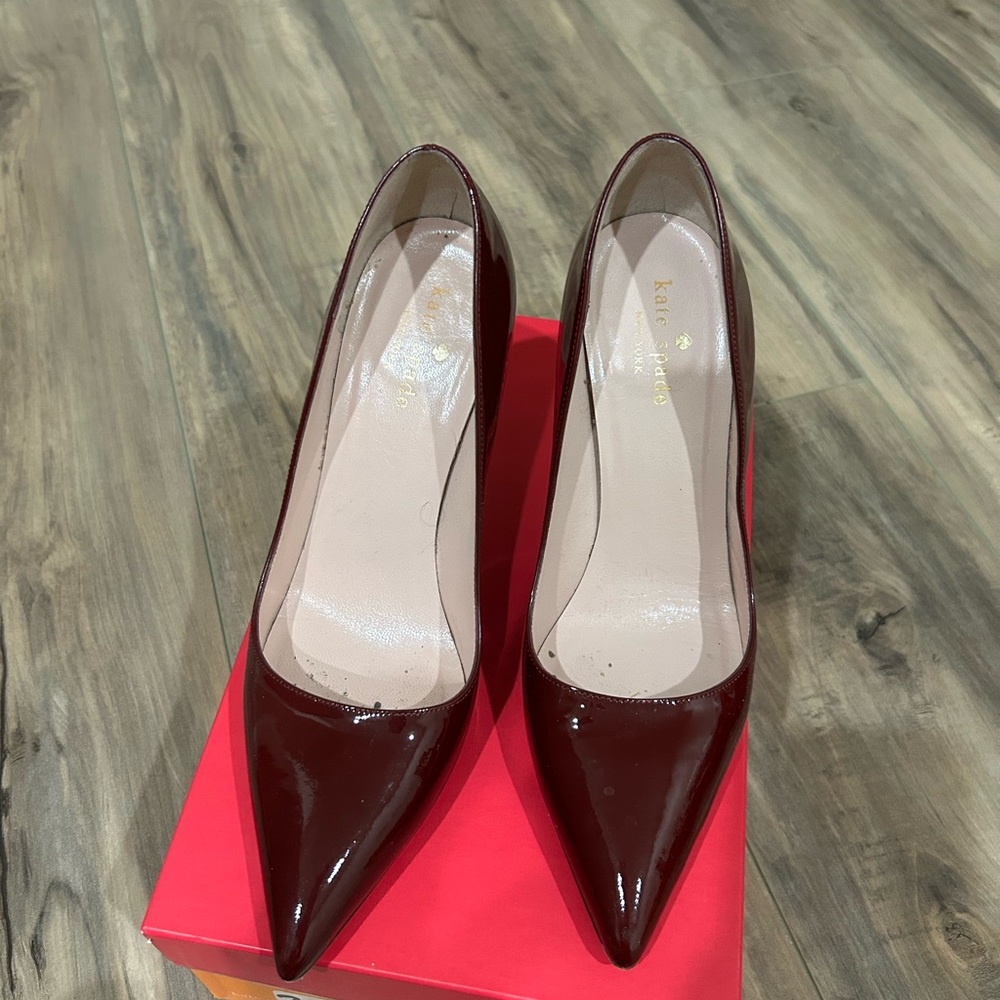 Kate spade licorice heels
